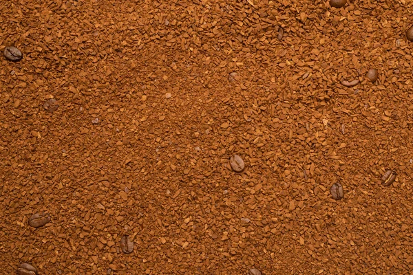 Instant Coffee Isolated Background Top View — Stock Photo, Image
