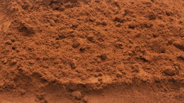 Arka planda izole edilmiş anlık kahve. Üst görünüm. 