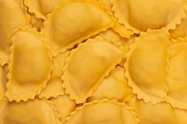 Rauwe Ravioli Als Achtergrond Gezond Italiaans Eten — Stockfoto