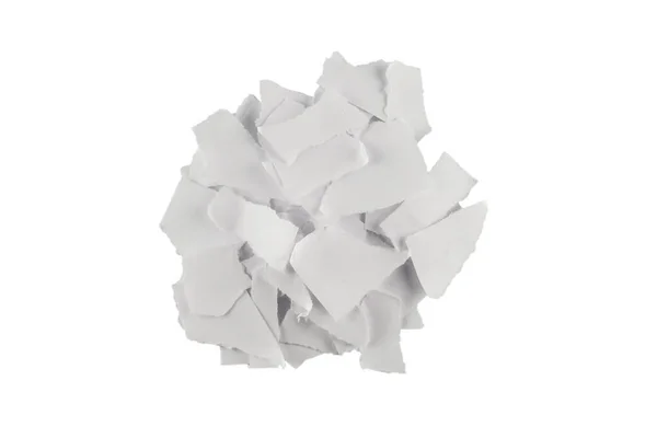 Prázdné Kousky Bílého Papíru Izolovány Prostor Pro Text Nebo Návrh — Stock fotografie