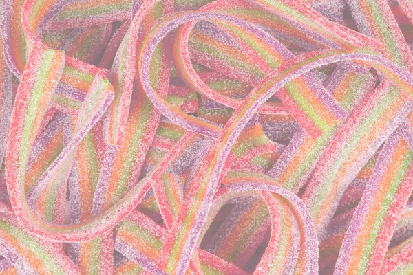 Renkli jelibon arkaplanı. Jöle şekeri deseni. 