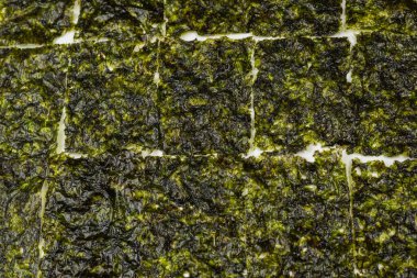 Beyaz arka planda izole edilmiş lezzetli yosun.. 