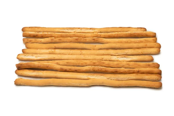 Bröd Pinnar Isolerad Vit Bakgrund — Stockfoto