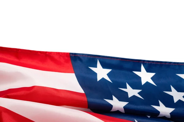 Bandera Americana Como Fondo Vista Superior — Foto de Stock