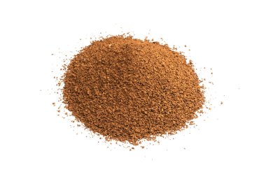 Beyaz bir arka plan üzerinde izole hazır kahve.