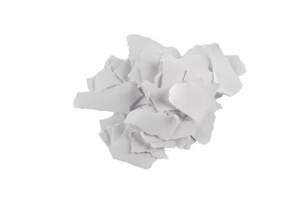 Άδειο Λευκό Χαρτί Κομμάτια Απομονώνονται Χώρος Για Κείμενο Σχεδιασμό — Φωτογραφία Αρχείου