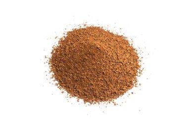 Beyaz bir arka plan üzerinde izole hazır kahve.