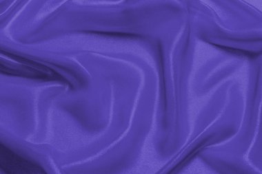 Zengin ve lüks kırmızı ipek kumaş dokusu. Üst görünüm.