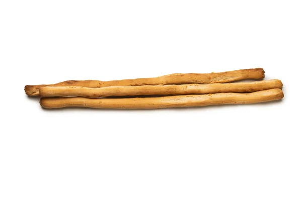 Bread Sticks Isolated White Background — Stock Photo, Image
