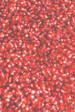 Arkaplan olarak nar tohumları. 