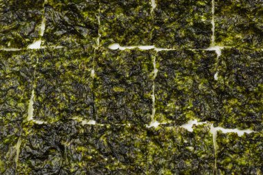 Beyaz arka planda izole edilmiş lezzetli yosun.. 