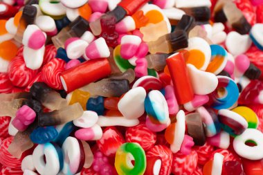 Lezzetli jöle renkli şekerler. Lezzetli marmelat.. 