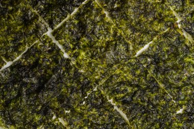 Beyaz arka planda izole edilmiş lezzetli yosun.. 