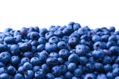 Fresh blueberry as a background isolated on white background. 