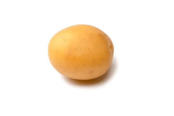 Group Fresh Tasty Potato Isolated White Background — ストック写真