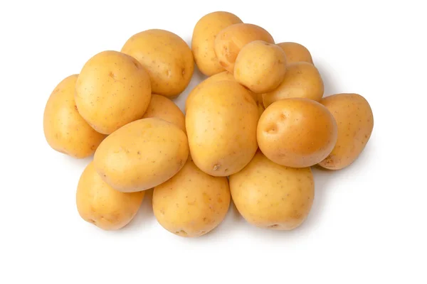 Group Fresh Tasty Potato Isolated White Background — Stock Photo, Image