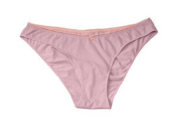 Women cotton panties isolated on a white background. 