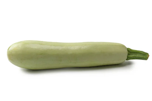 Färsk Zucchini Isolerad Vit Bakgrund — Stockfoto