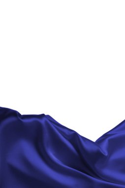 Kırmızı ipek ya da saten lüks kumaş dokusu soyut bir arka plan olarak kullanılabilir. Üst görünüm.