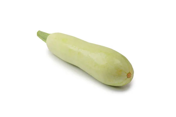 Fresh Zucchini Diisolasi Latar Belakang Putih — Stok Foto