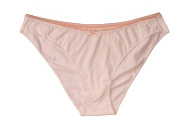 Women cotton panties isolated on a white background. 