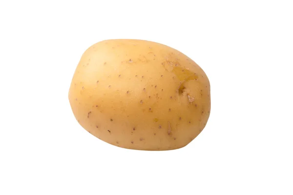 Group Fresh Tasty Potato Isolated White Background — Photo
