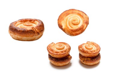 Beyaz arka planda izole edilmiş nefis bir nefes. Üst görünüm. 