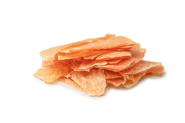 Group Tasty Beer Snacks Dehydrated Chicken Meat Slices — 图库照片