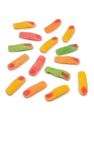 Jelly Candys Isolated White Background — Stockfoto