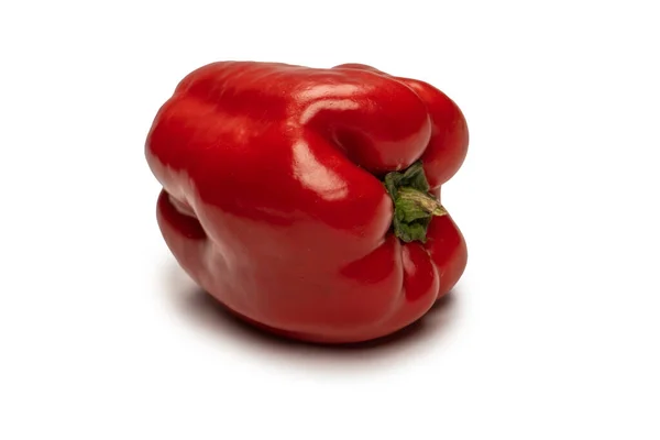 Pimiento Rojo Aislado Sobre Fondo Blanco — Foto de Stock