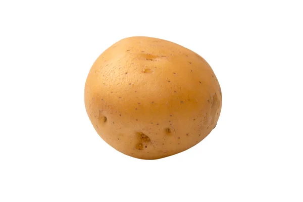 Group Fresh Tasty Potato Isolated White Background — Zdjęcie stockowe