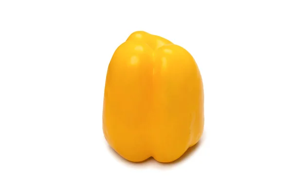 Желтый Колокольчик Пеппер Изолирован Белом Фоне — стоковое фото