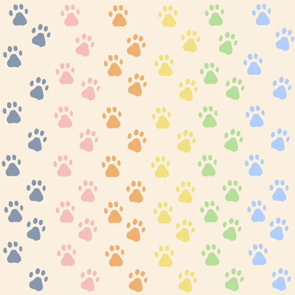 Empreintes de chat — Image vectorielle