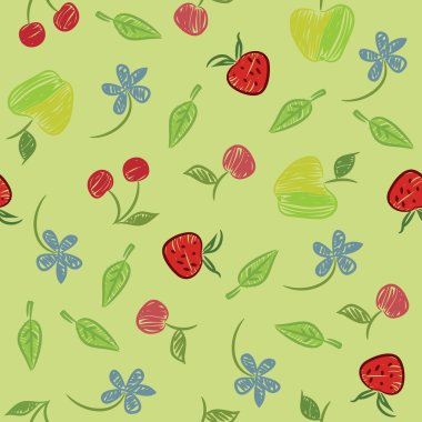 sorunsuz geçmiş meyve ve çilek ile