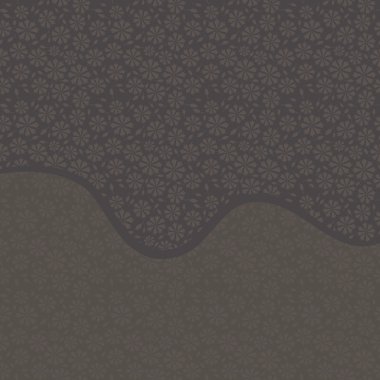 soyut çiçek desenli