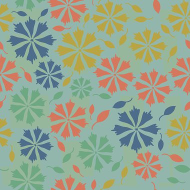 Dikişsiz çiçek deseni