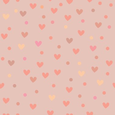 Kalpli kusursuz arkaplan deseni