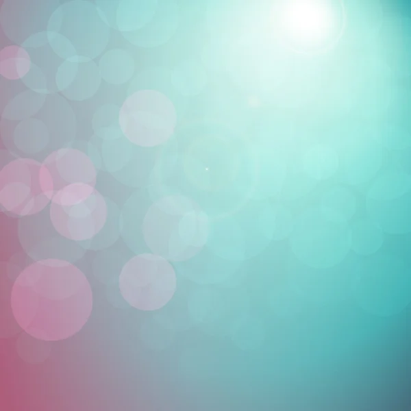 Fondo abstracto con luces bokeh — Vector de stock