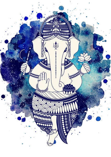 Ganesha god vector — Vetor de Stock