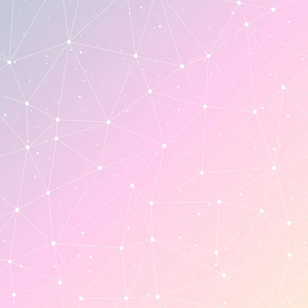 Abstract Gradient Tender Vintage Background Polygonal Pattern Pink Color Vector — Stockový vektor