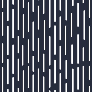 Soyut, pürüzsüz bir arkaplan. Koyu mavi arka planda dikey beyaz yuvarlak çizgiler. Vektör illüstrasyonu.