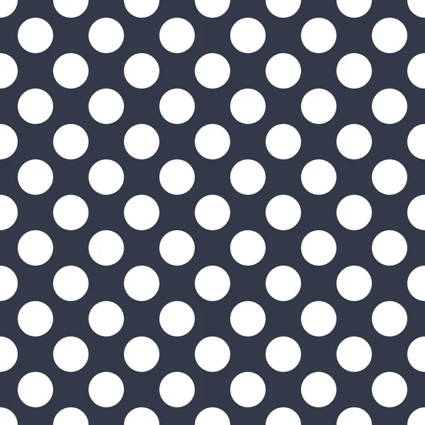 Koyu mavi ve beyaz arkaplan. Puantiyeli desen. Vektör illüstrasyonu.