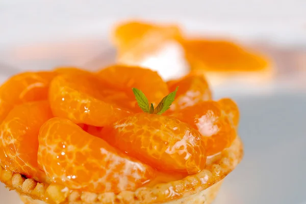 Tangerine cake — Stock Photo, Image