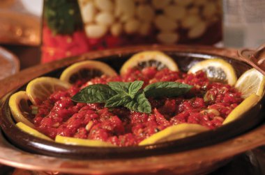 kırmızı biber ve domates saf