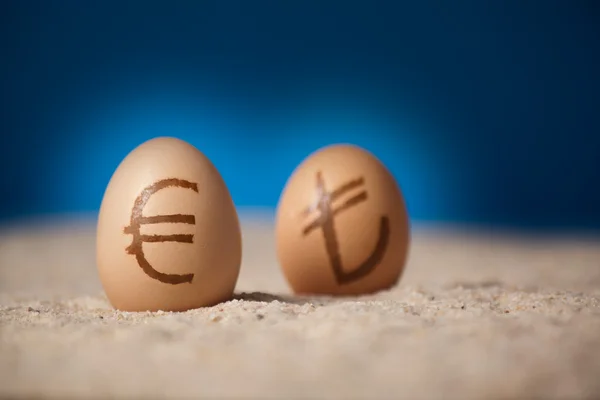Economy and currency unit — Stock Photo, Image