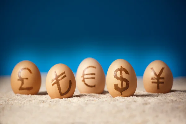 Economy and currency unit — Stock Photo, Image