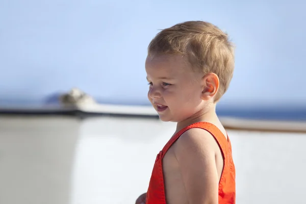 Pretty baby boy — Stock Photo, Image