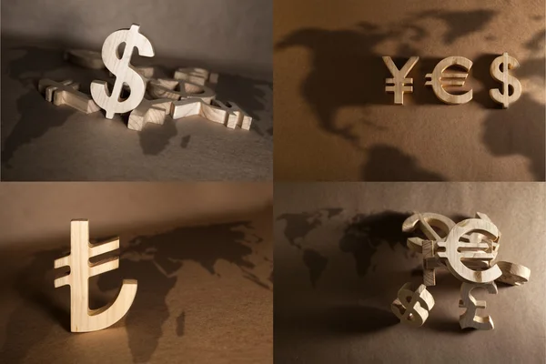 Economie en munt eenheid — Stockfoto