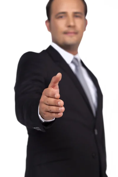 Businessman wants to deal — Stock Photo, Image