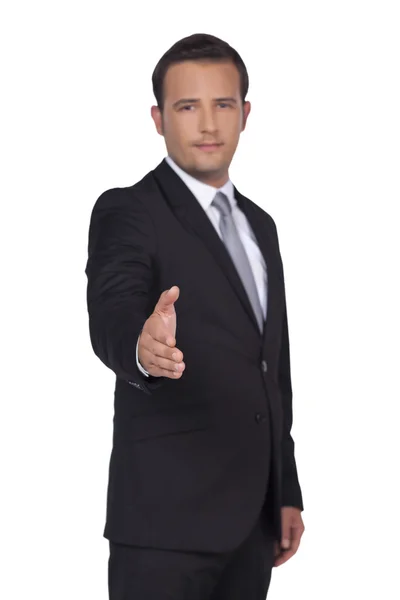 Businessman wants to deal — Stock Photo, Image